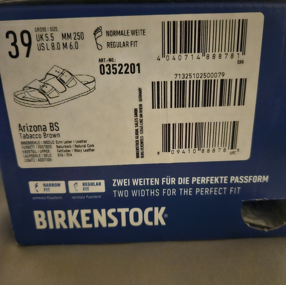 Birkenstock Arizona Size 39 Sandals - Picture 2 of 3